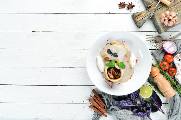 Uśmiechnięte danie